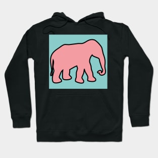 pink elephant Hoodie